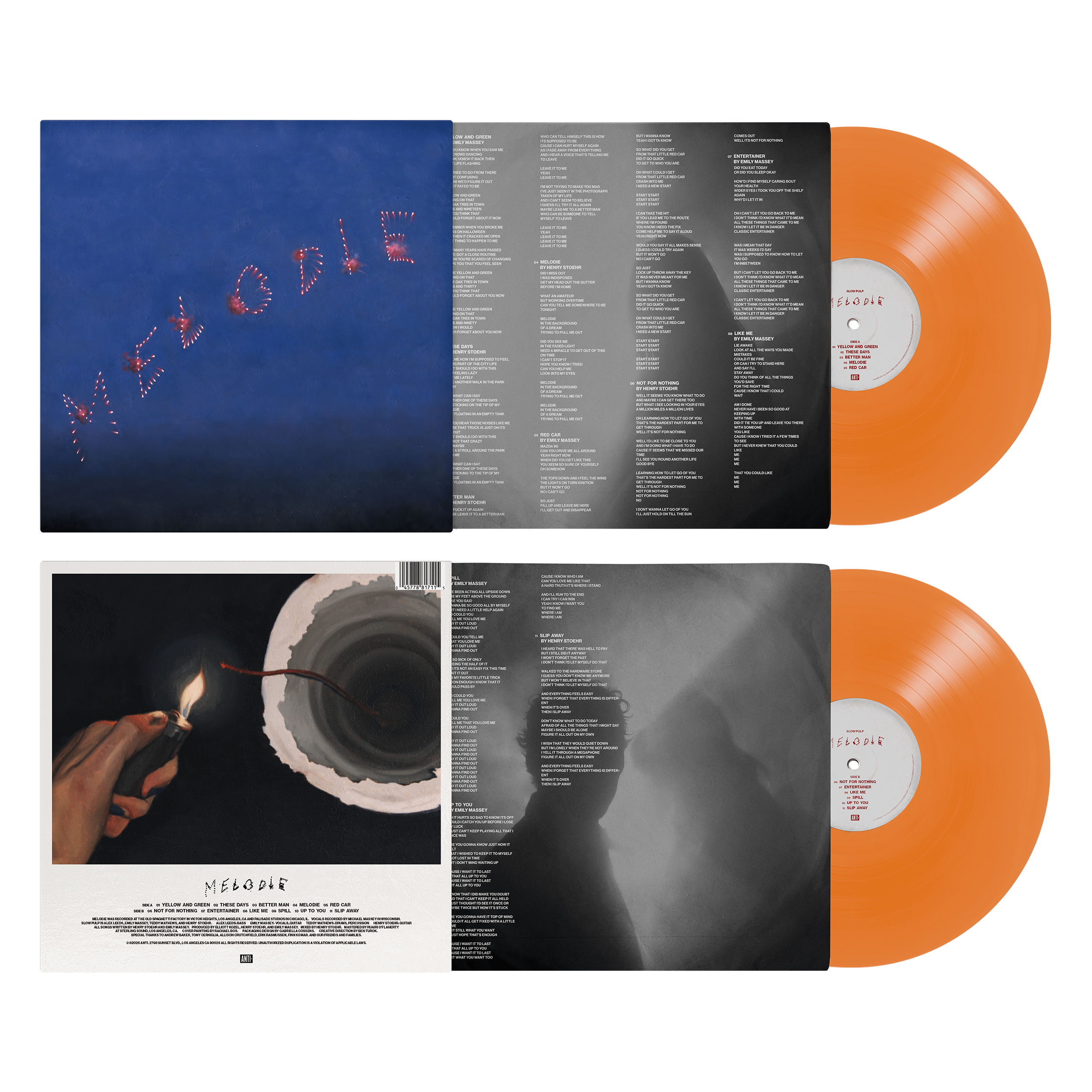 (Webstore Exclusive - Opaque Orange) Melodie Vinyl LP